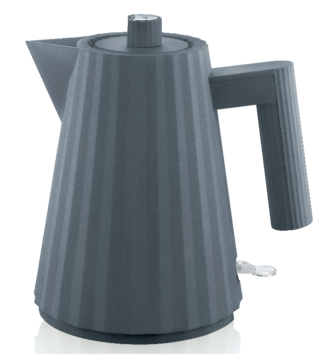 Elektrisk vattenkokare PLISSE 1,7 l, grå, Alessi