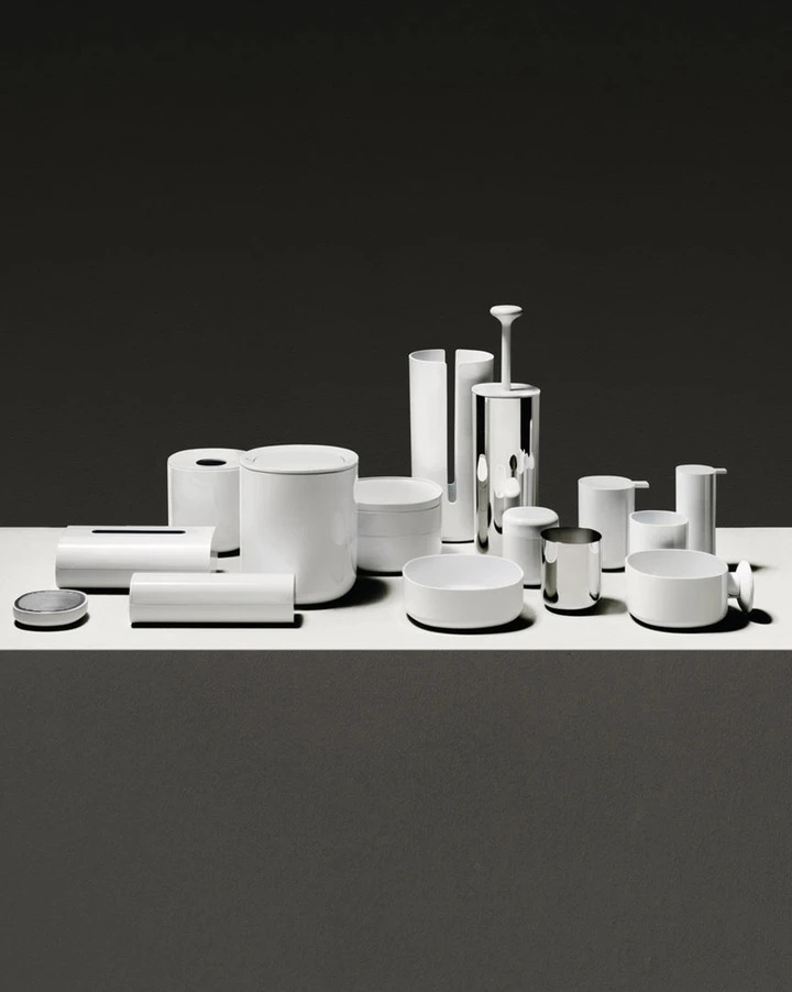Tandborstkopp BIRILLO, vit, Alessi