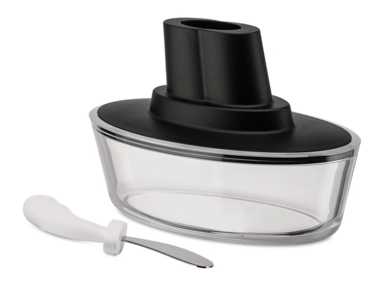 Smörform SHIP SHAPE, svart, Alessi