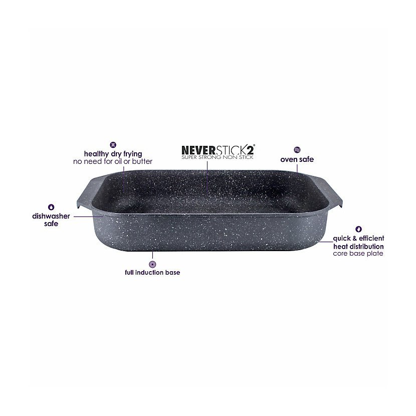 Ugnsform NEVERSTICK2 35 x 25 x 6,5 cm, Eaziglide