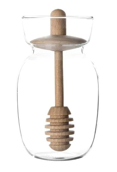 Honungsburk MINIMA 300 ml, med honungsslev, Viva Scandinavia