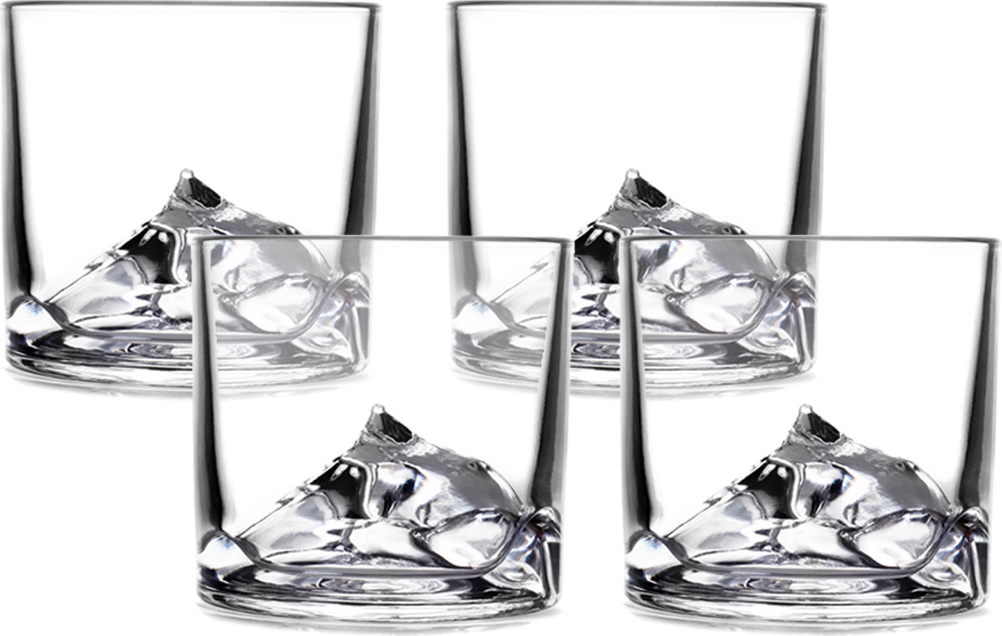 Whiskyglas EVEREST, set i 4 delar, 270 ml, Litton