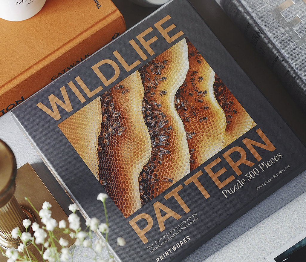 Pussel WILDIFE PATTERNS BEE, 500 st, Printworks