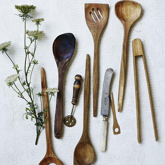 Salladsbestick set ACACIA, akaciaträ, Nicolas Vahé