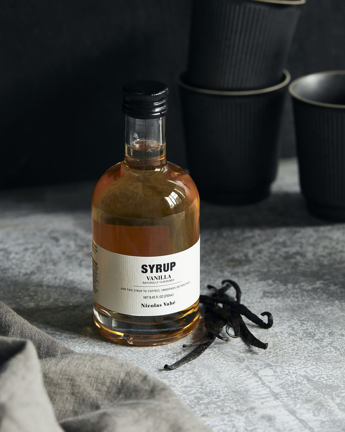 Vaniljsirap 250 ml, Nicolas Vahé