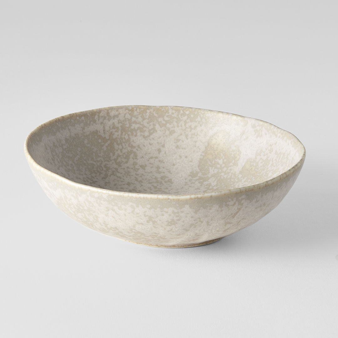 Liten skål WHITE FADE 17 cm, 300 ml, vit, keramik, MIJ