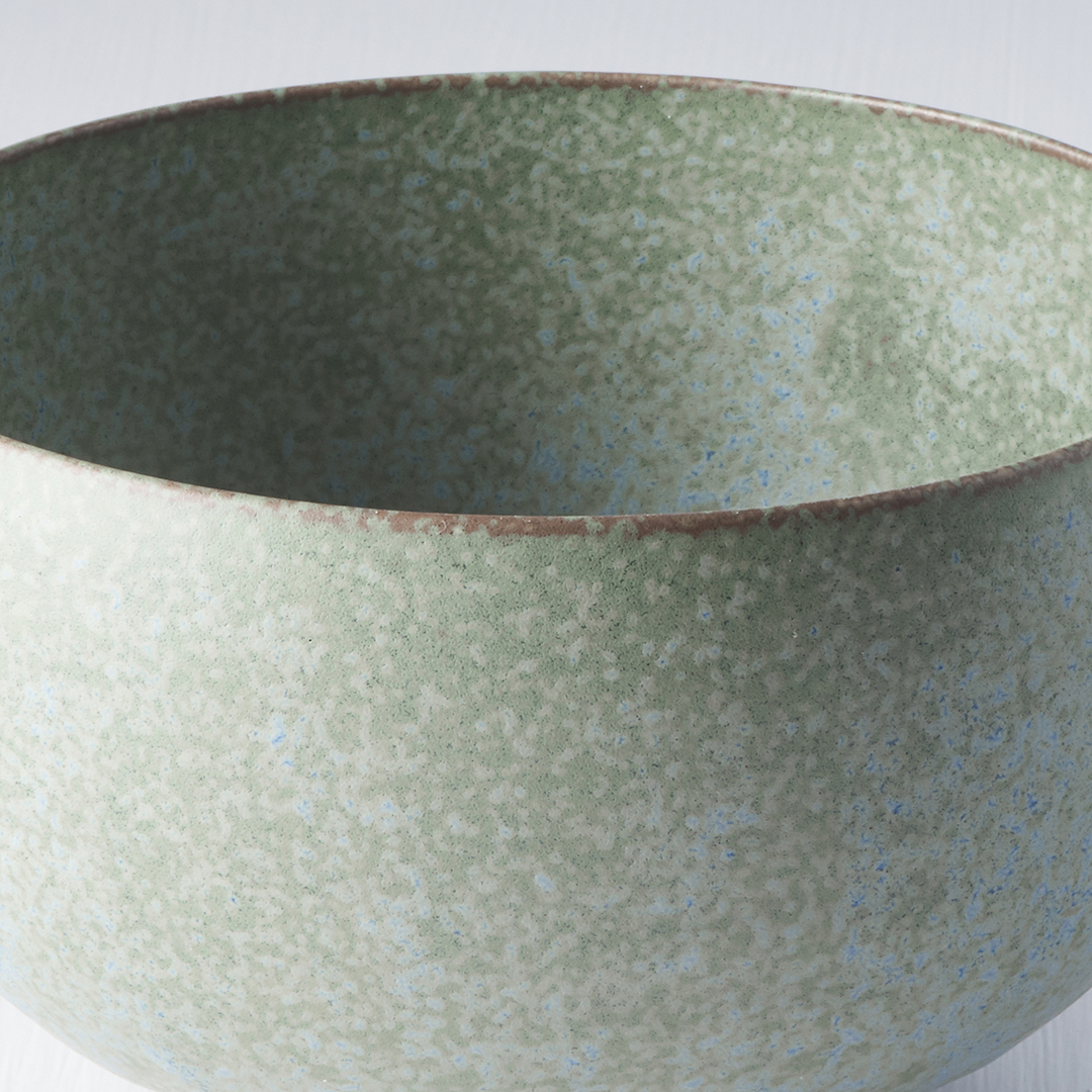 Liten skål GREEN FADE 15,5 cm, 800 ml, grön, keramik, MIJ