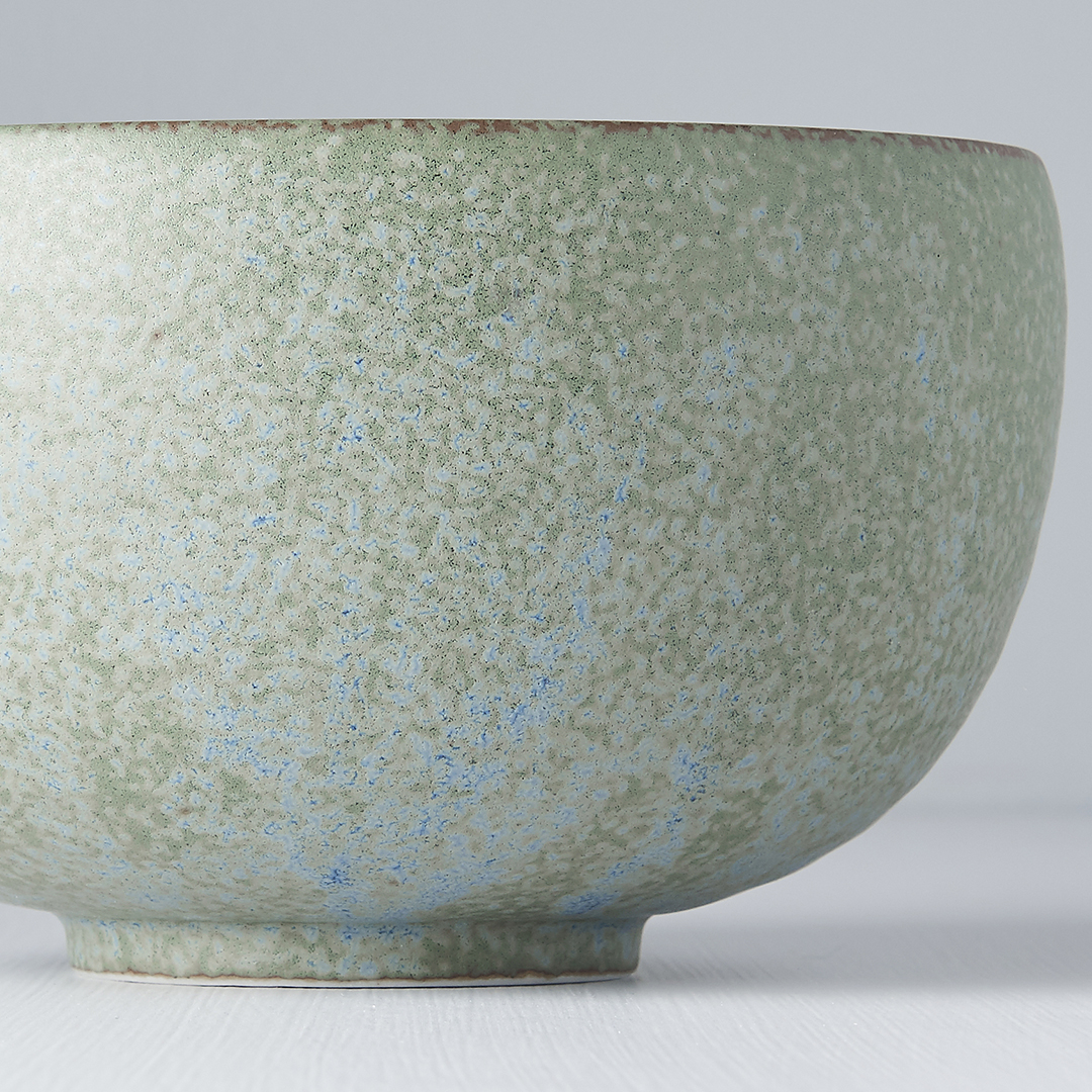 Liten skål GREEN FADE 15,5 cm, 800 ml, grön, keramik, MIJ