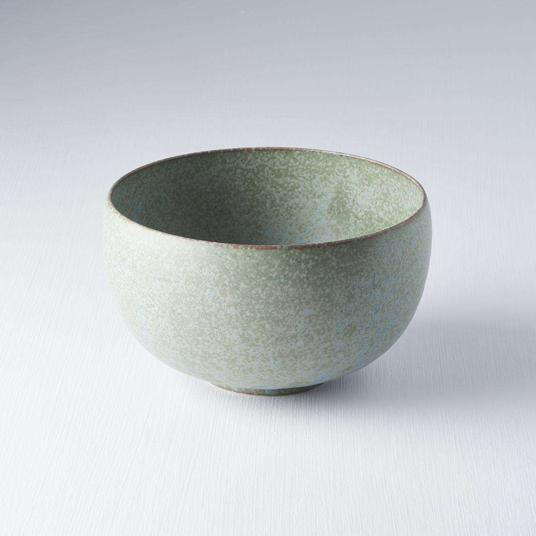 Liten skål GREEN FADE 15,5 cm, 800 ml, grön, keramik, MIJ