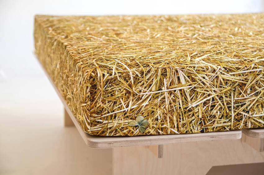 Enkelt dra-på-lakan STRAW 90 x 200 cm, Foonka