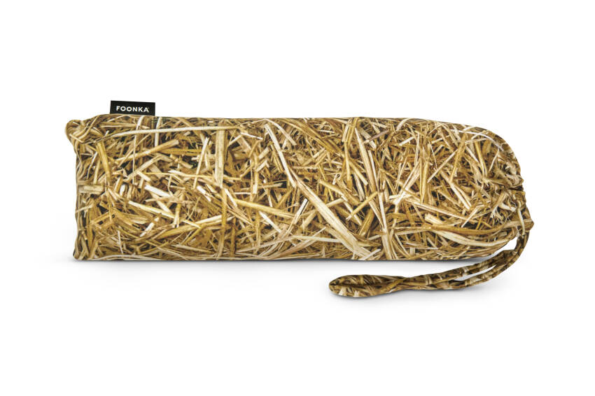 Enkelt dra-på-lakan STRAW 90 x 200 cm, Foonka