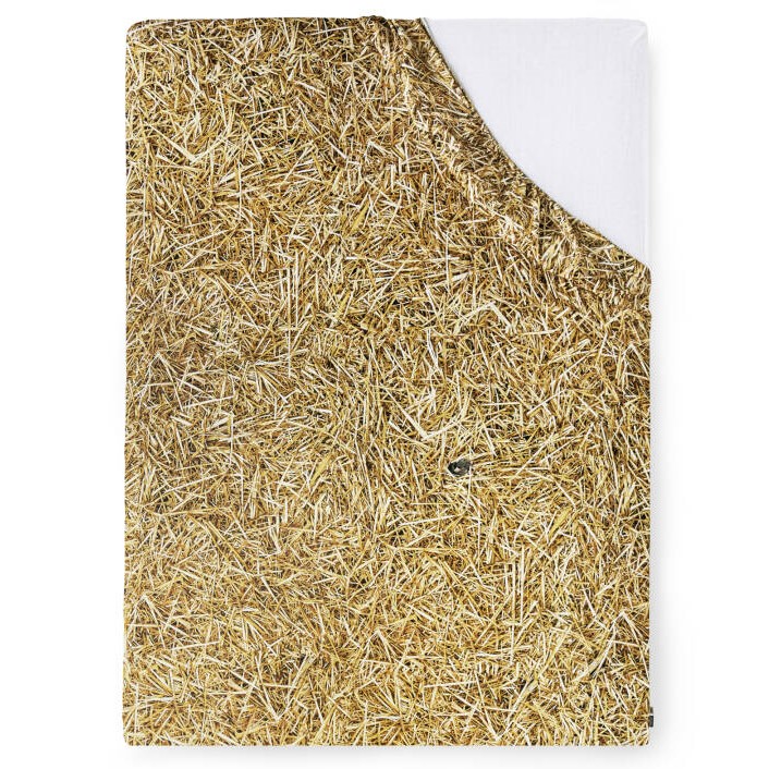 Enkelt dra-på-lakan STRAW 90 x 200 cm, Foonka