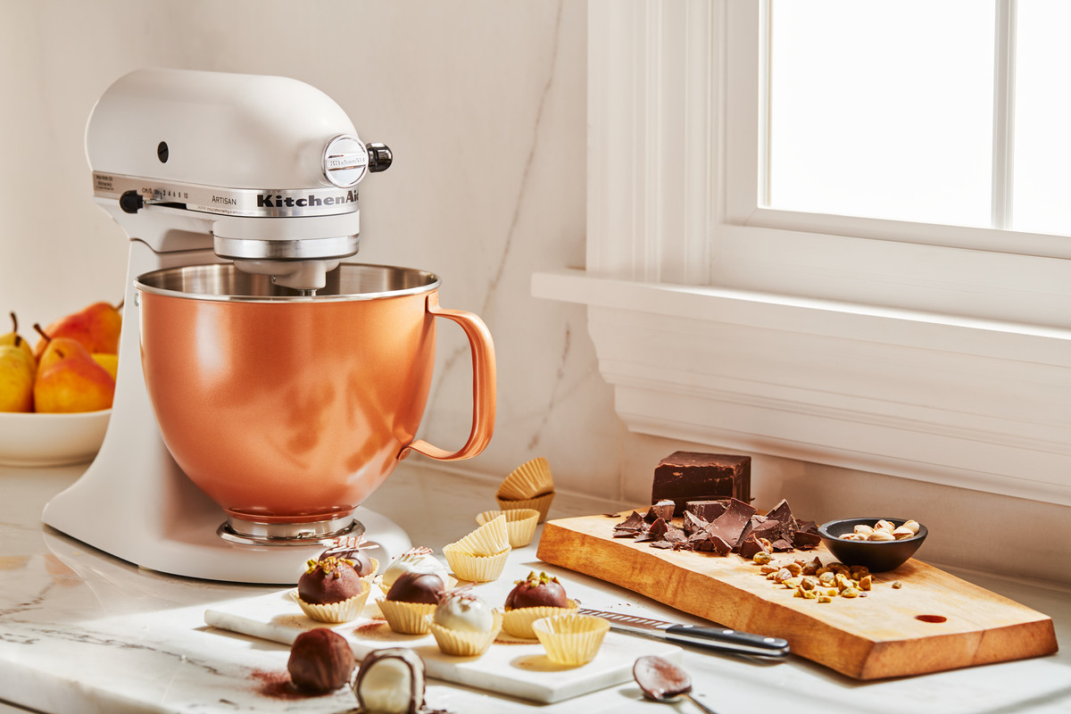 Skål hushållsassistent 5KSM5SS 4,83 l, guldmatt, rostfritt stål, KitchenAid