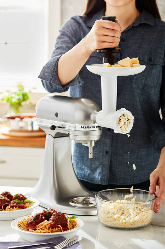 Köttkvarnstillbehör för hushållsassistent 5KSMFGCA, med tillbehör för kakpress, KitchenAid