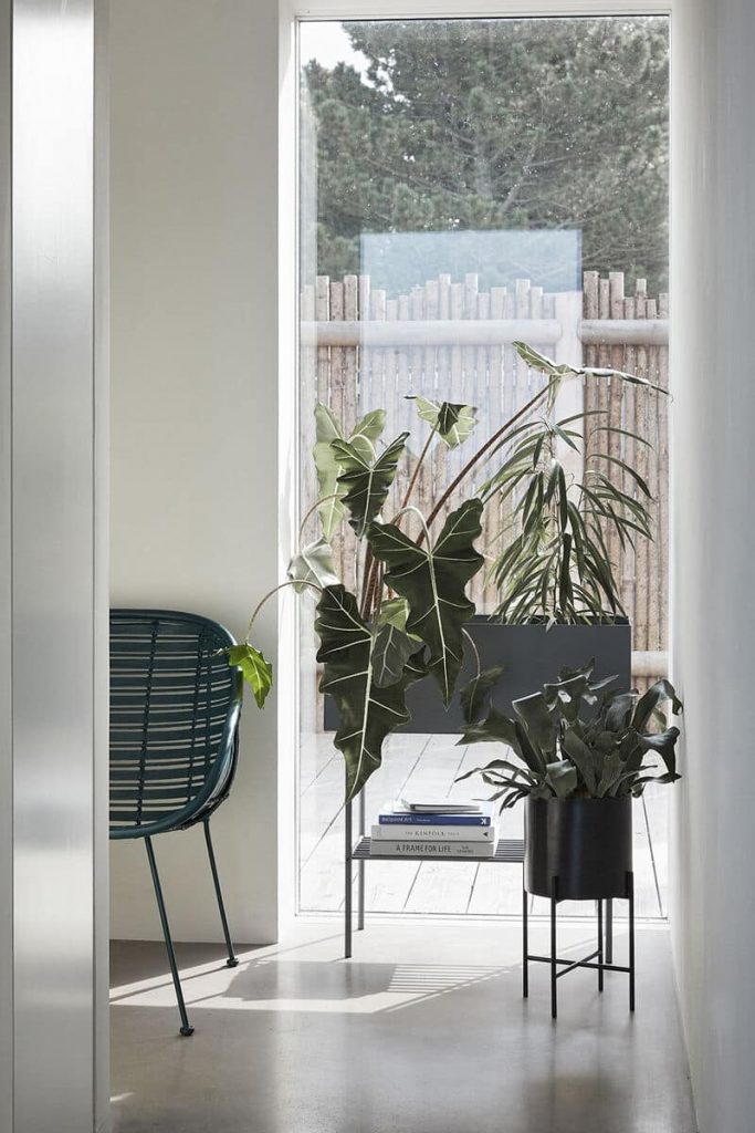 Blomstativ AIRY, set i 2 delar, 55 cm/45 cm, svart, Hübsch
