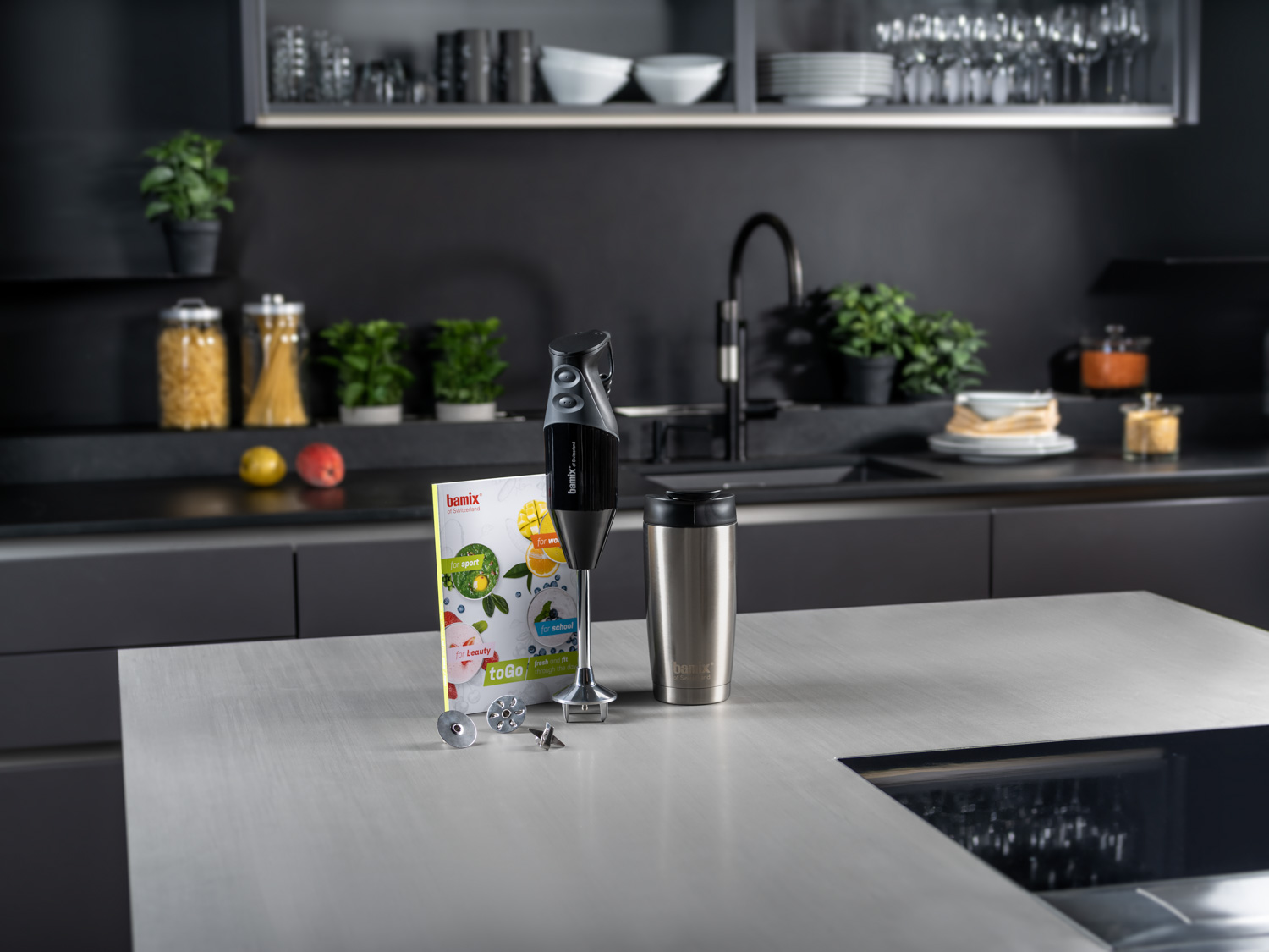 Stavmixer TOGO typ D, 200 W, svart, Bamix