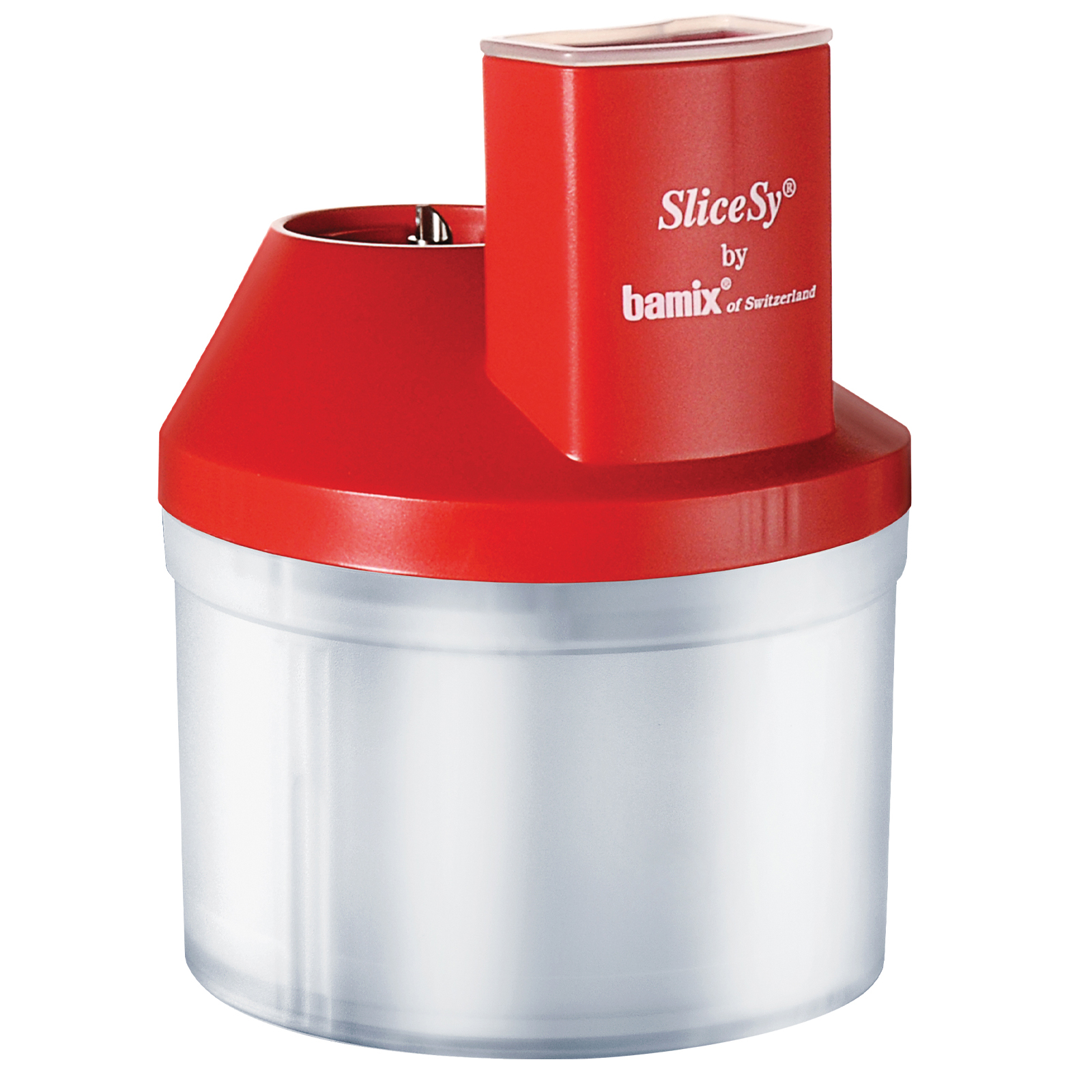 Matberedare med tillbehör SLICESY för Bamix stavmixer, röd, Bamix