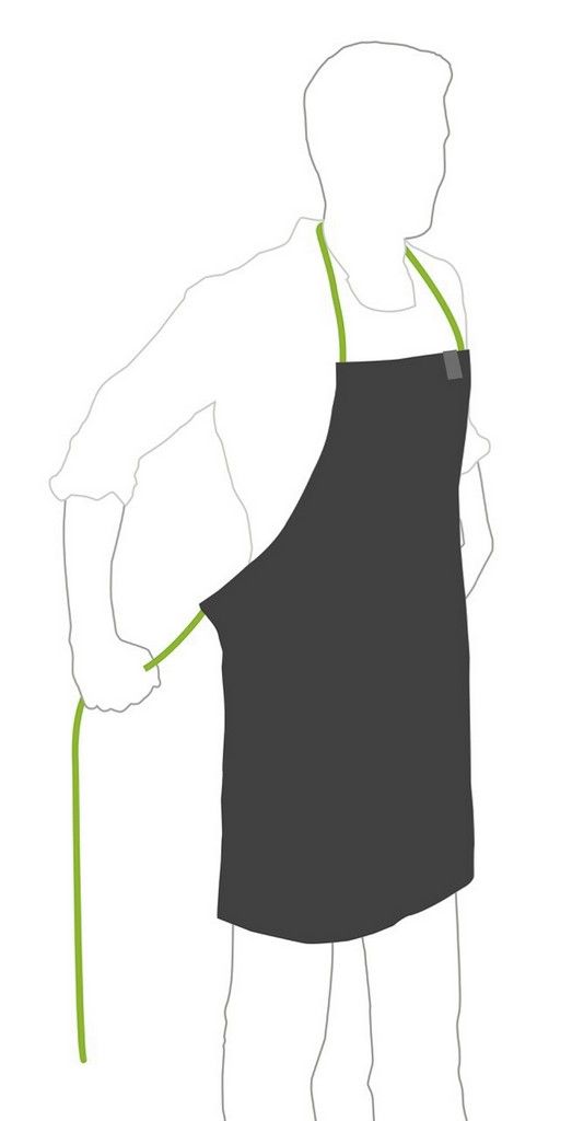 Grillförkläde, linne, Höfats