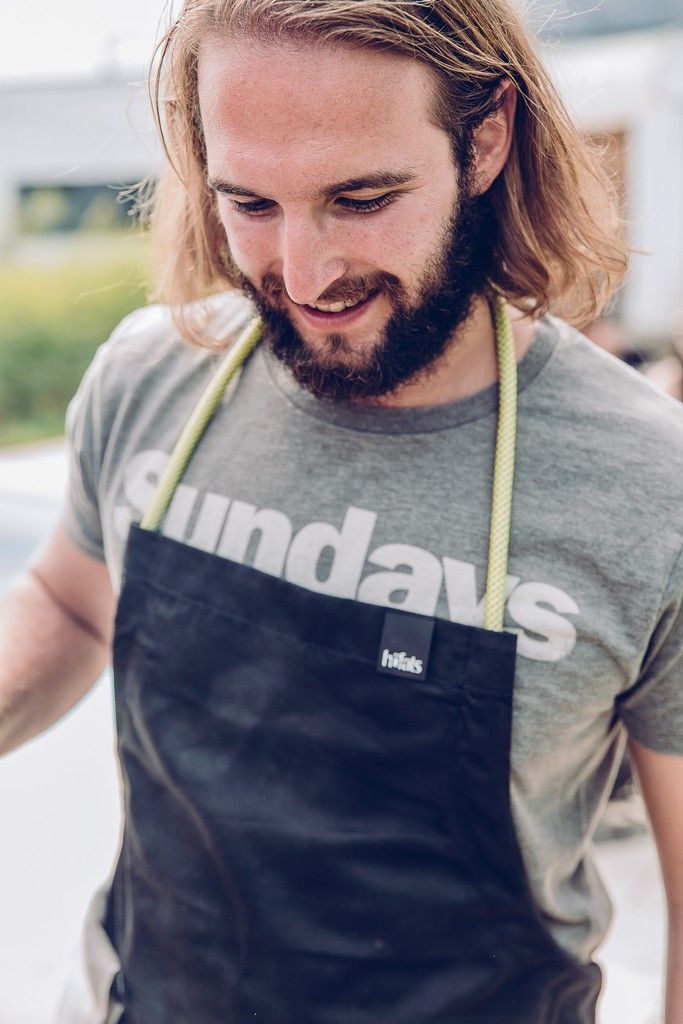 Grillförkläde, linne, Höfats