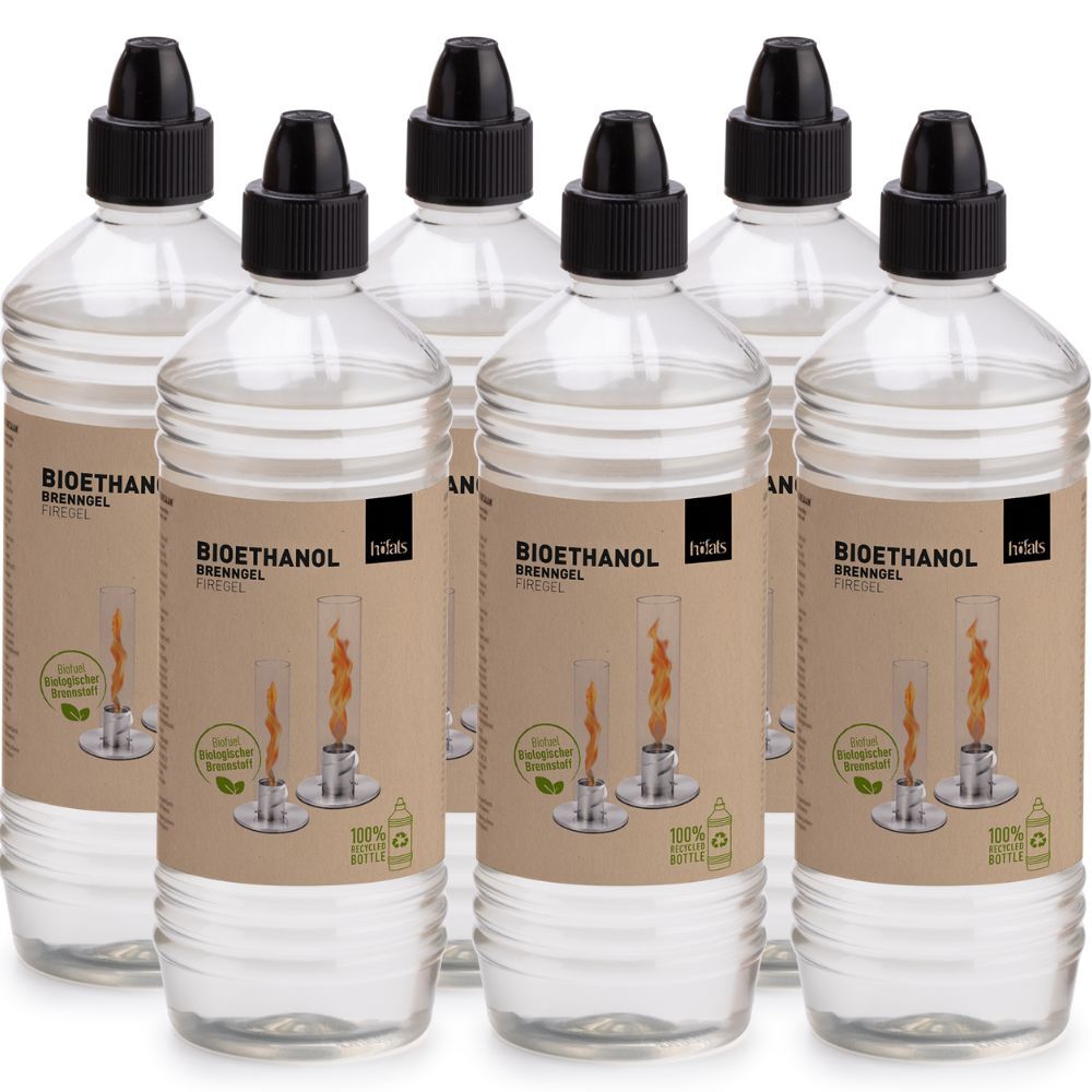 Bioetanol gel 1 l, set i 6 delar, Höfats