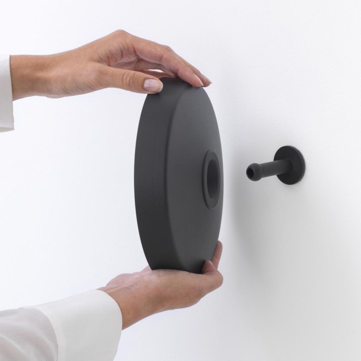 Sminkspegel MINDSET, 5X förstoring, mineralgrå, Brabantia