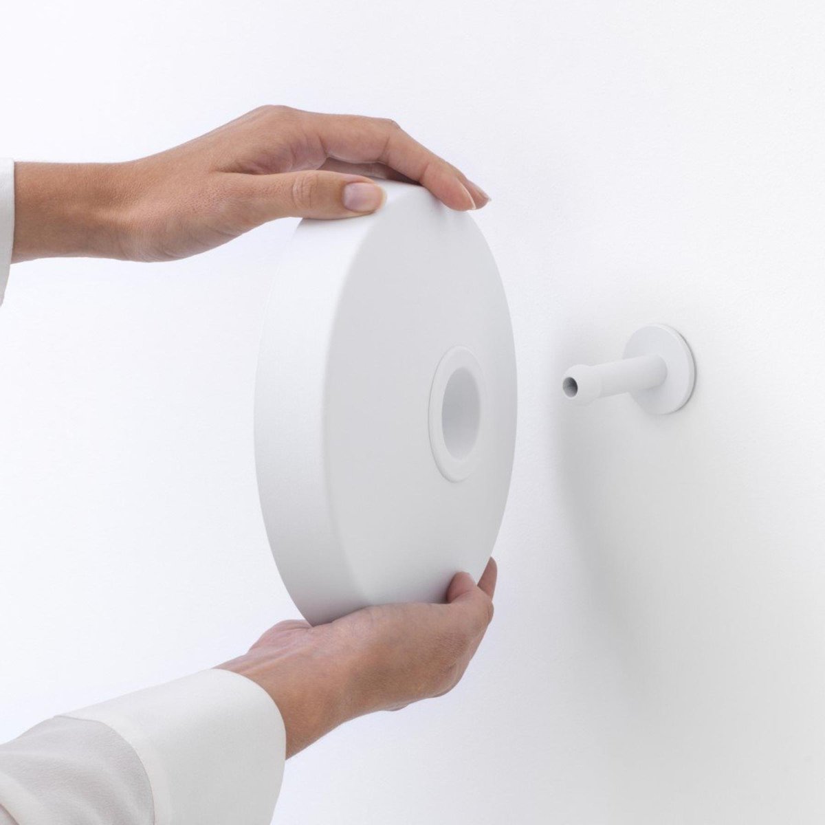Sminkspegel MINDSET, 5X förstoring, mineralvit, Brabantia