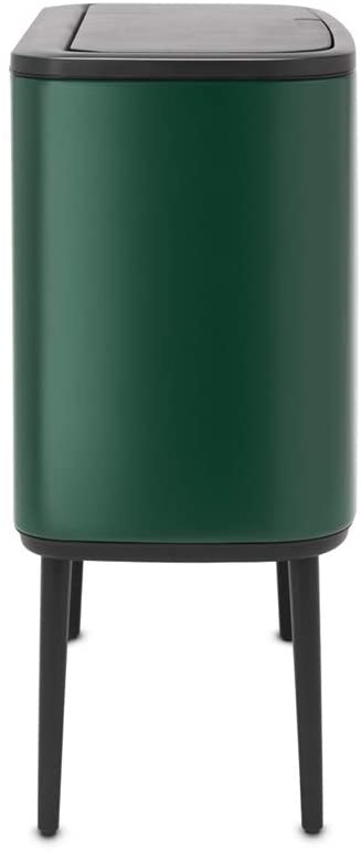 Soptunna med trycklock BO TOUCH BIN 3 x 11 l, grön, Brabantia