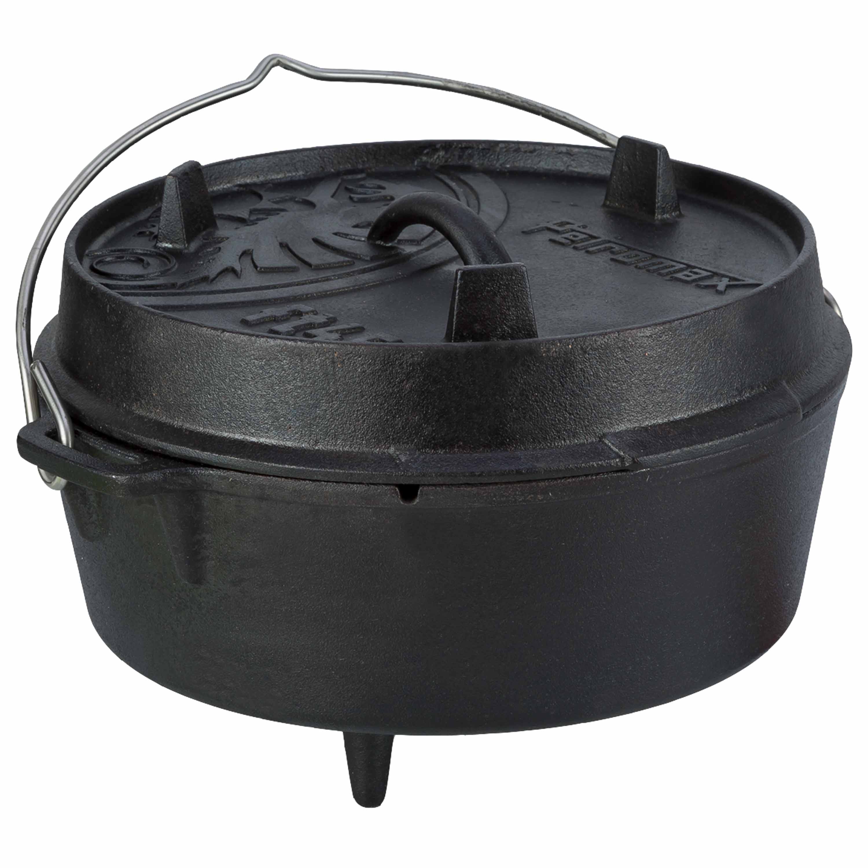 Utomhuskokgryta FT4.5, 4,5 l, med fötter, gjutjärn, Petromax