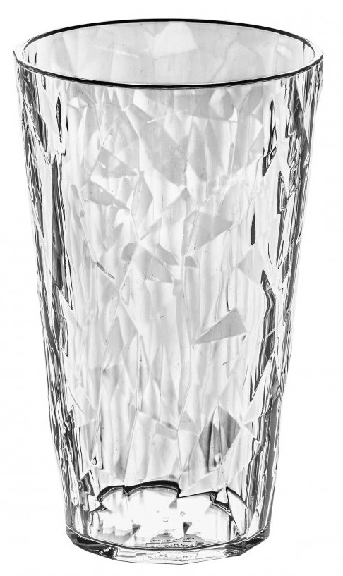 Drinkglas i plast CLUB L, 400 ml, kristallklart, Koziol