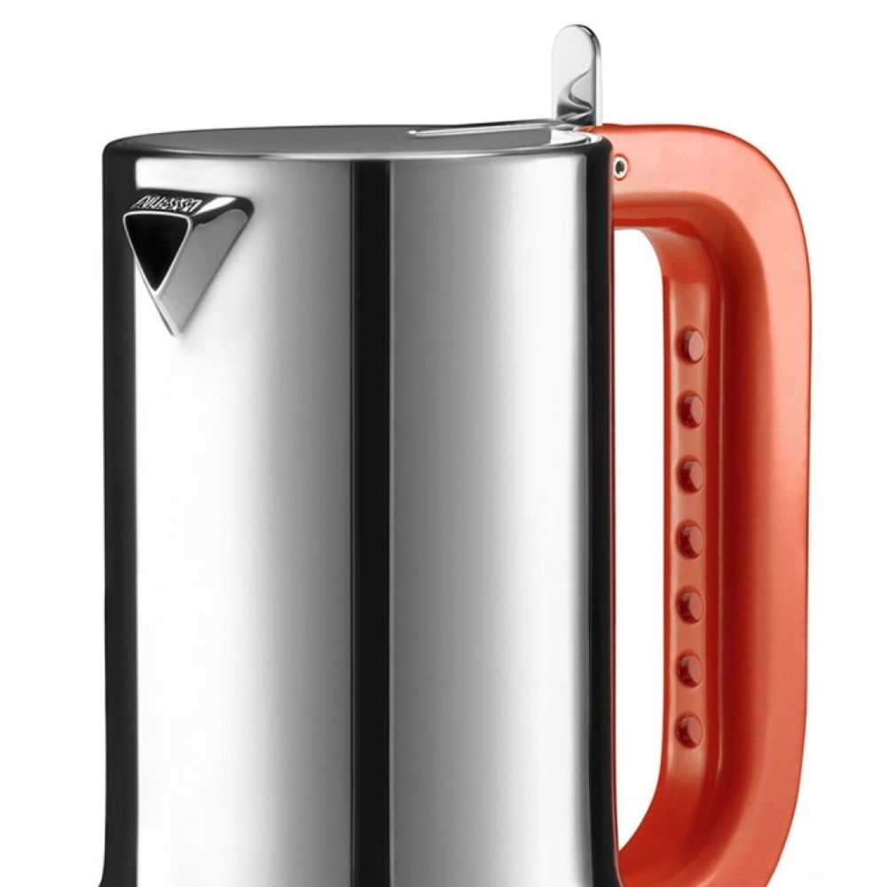 Espressobryggare för spishäll 9090, 150 ml, rött handtag, Alessi