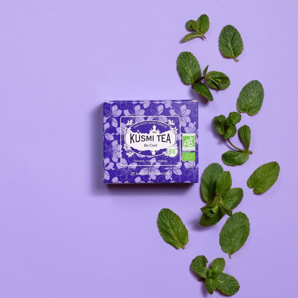 Örtte BE COOL, 20 muslinpåsar, Kusmi Tea