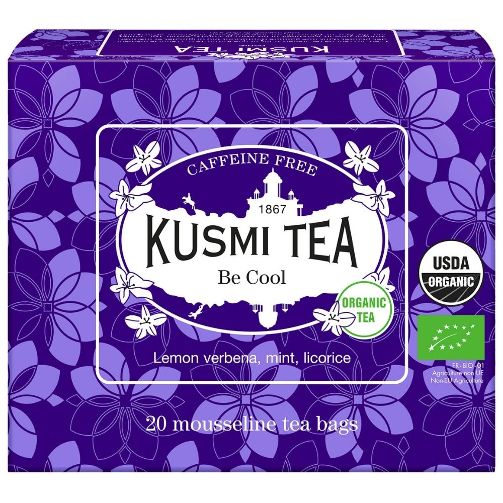 Örtte BE COOL, 20 muslinpåsar, Kusmi Tea