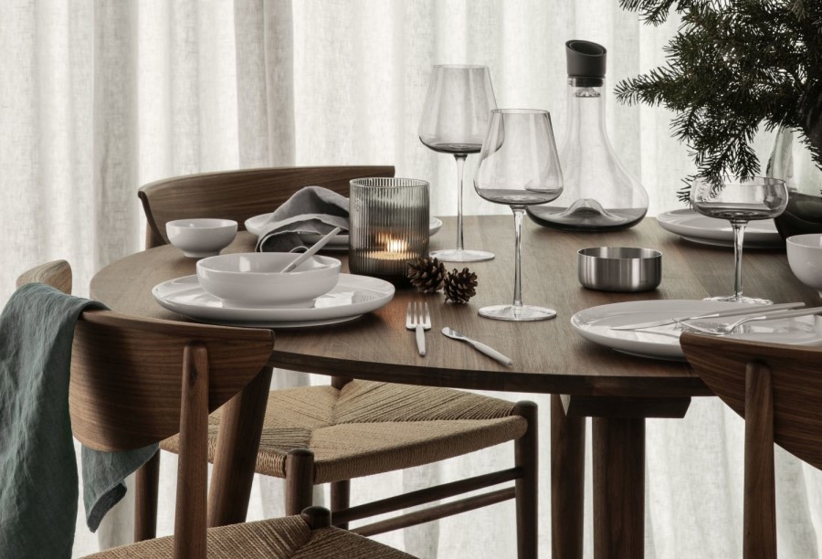Rödvinsglas BELO, set i 2 delar, 200 ml, grå, Blomus