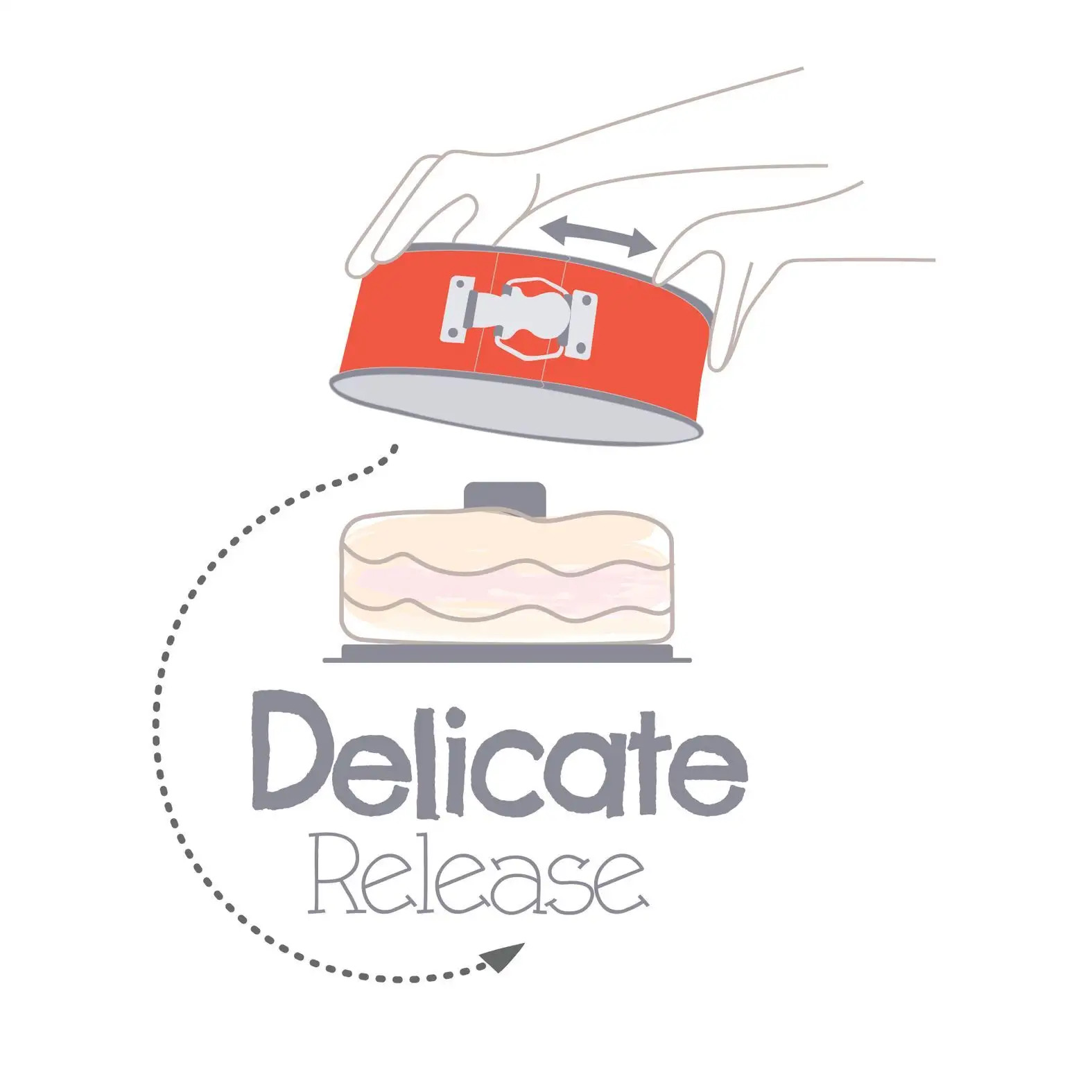 Springform DELIBAKE J1641474 27 cm, Tefal