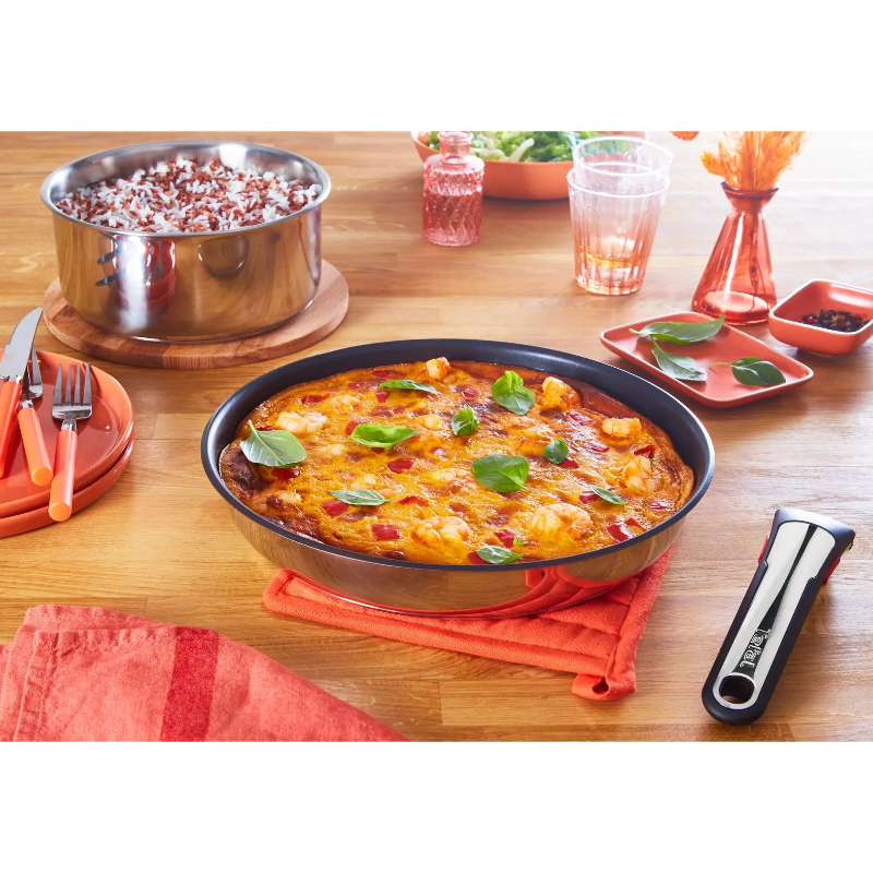 Kastrullset INGENIO PREFERENCE ON L9749432, 13 st, rostfritt stål, Tefal