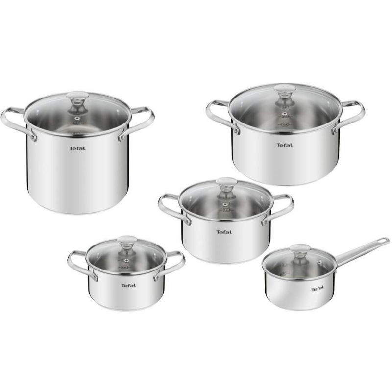 Kastrullset COOK EAT B921SA55, 10 st, Tefal
