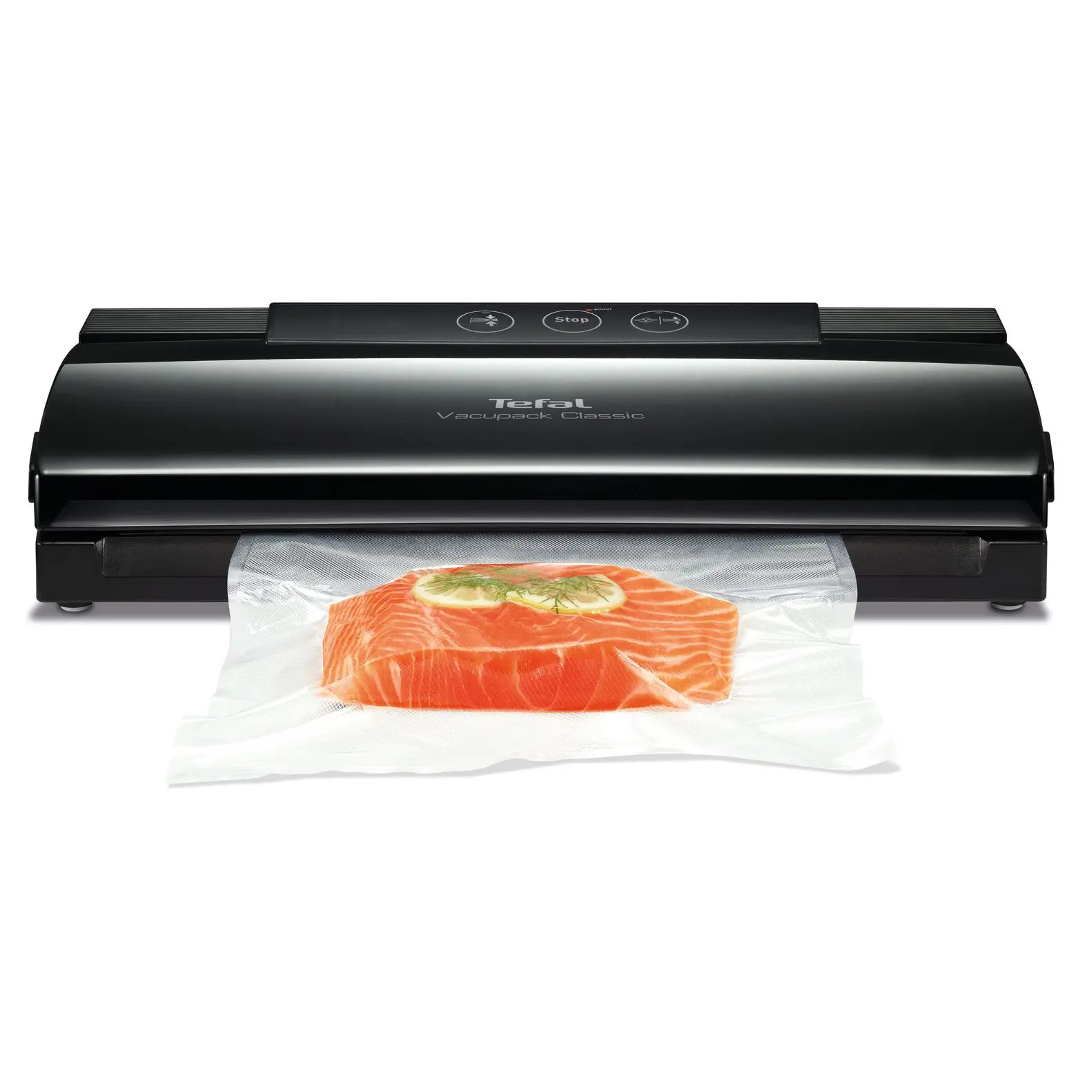 Vakuumförslutare VACUPACK CLASSIC VT254070, svart, Tefal