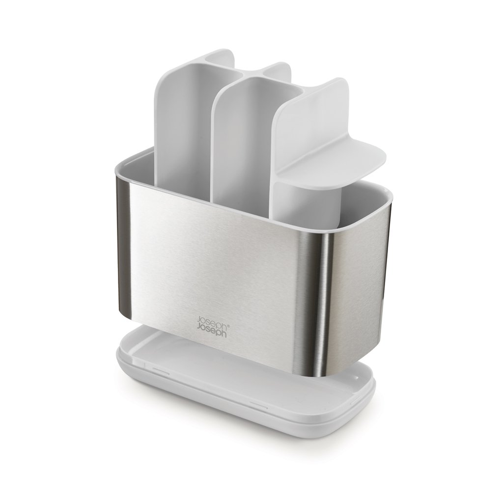 Tandborstskopp EASYSTORE 70531, silver, Joseph Joseph