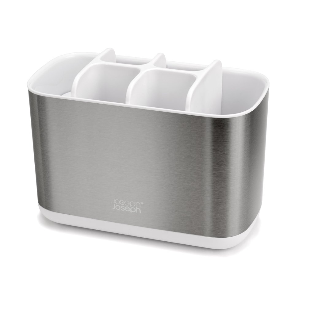 Tandborstskopp EASYSTORE 70531, silver, Joseph Joseph