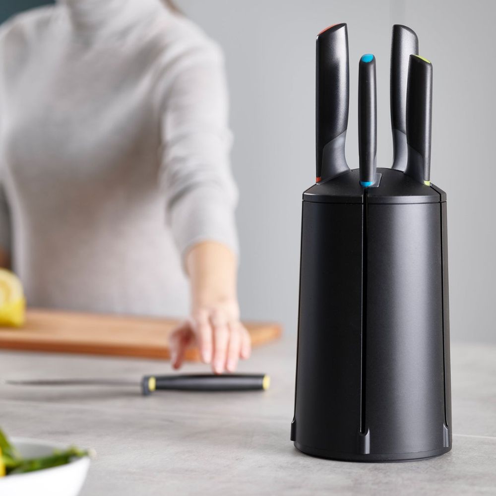 Knivset ELEVATE 10527, 6 st, med stativ, Joseph Joseph