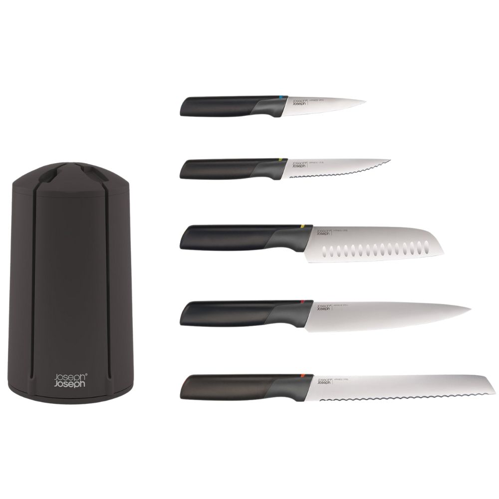 Knivset ELEVATE 10527, 6 st, med stativ, Joseph Joseph