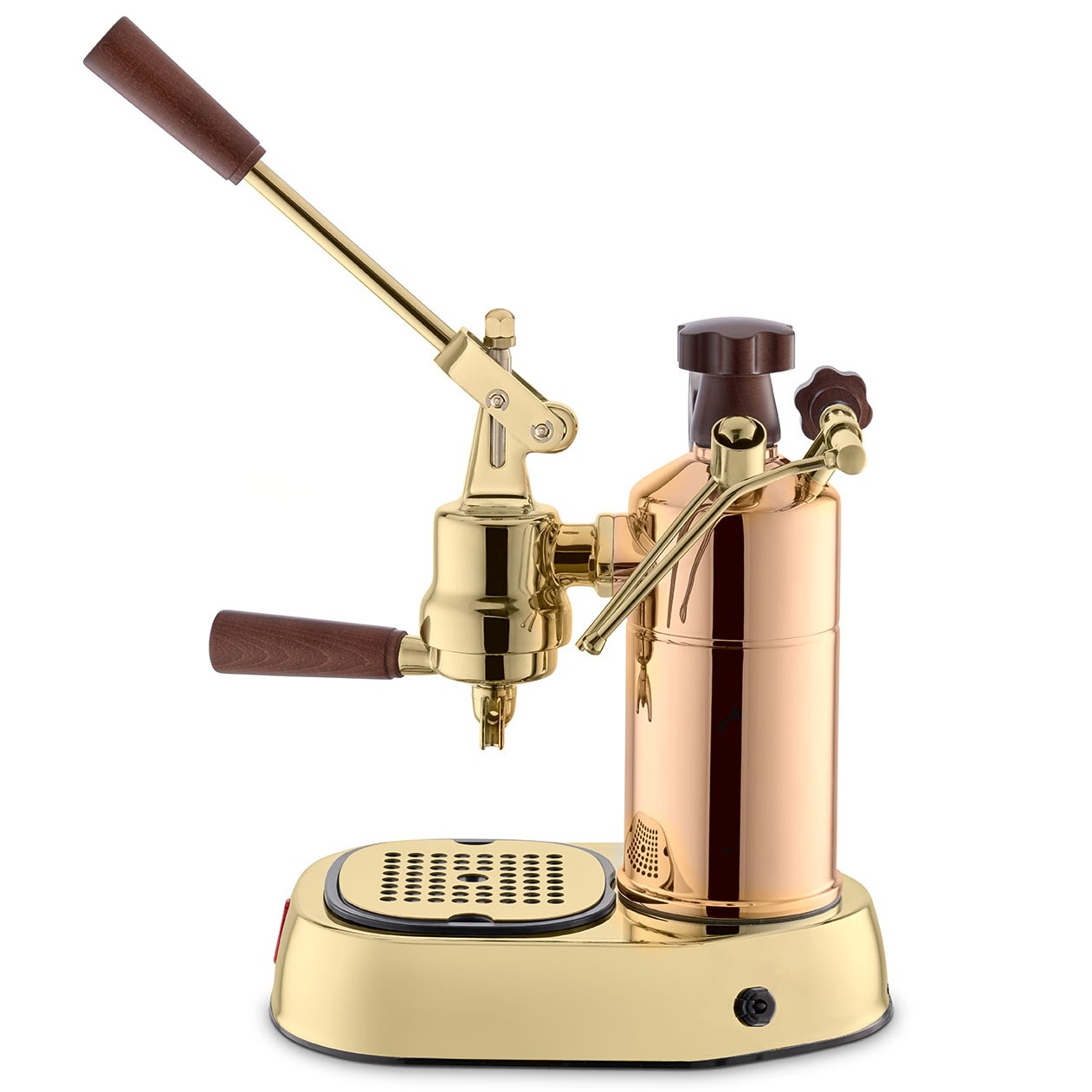 Kaffemaskin med spak RAME GOLD, guld, La Pavoni