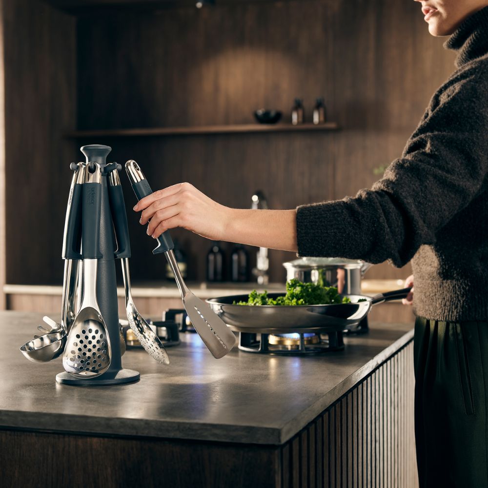 Köksredskap set ELEVATE 100 COLLETCTION 95029, 7 st, med stativ, Joseph Joseph