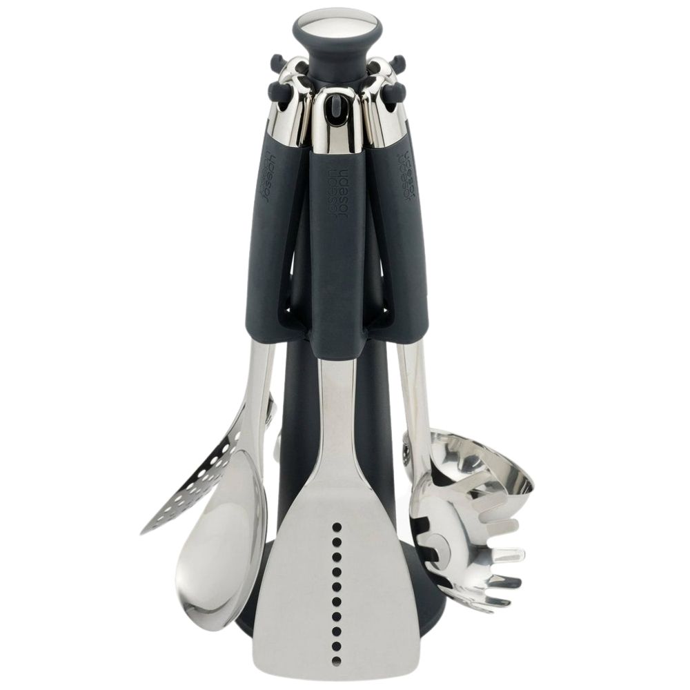 Köksredskap set ELEVATE 100 COLLETCTION 95029, 7 st, med stativ, Joseph Joseph