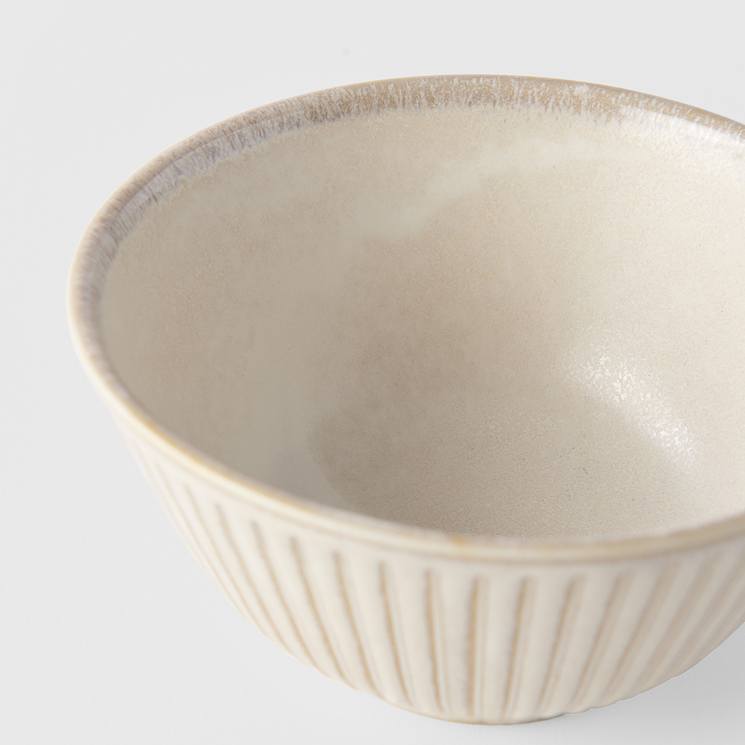 Serveringsskål RIDGED ALABASTER 12 cm, 220 ml, MIJ