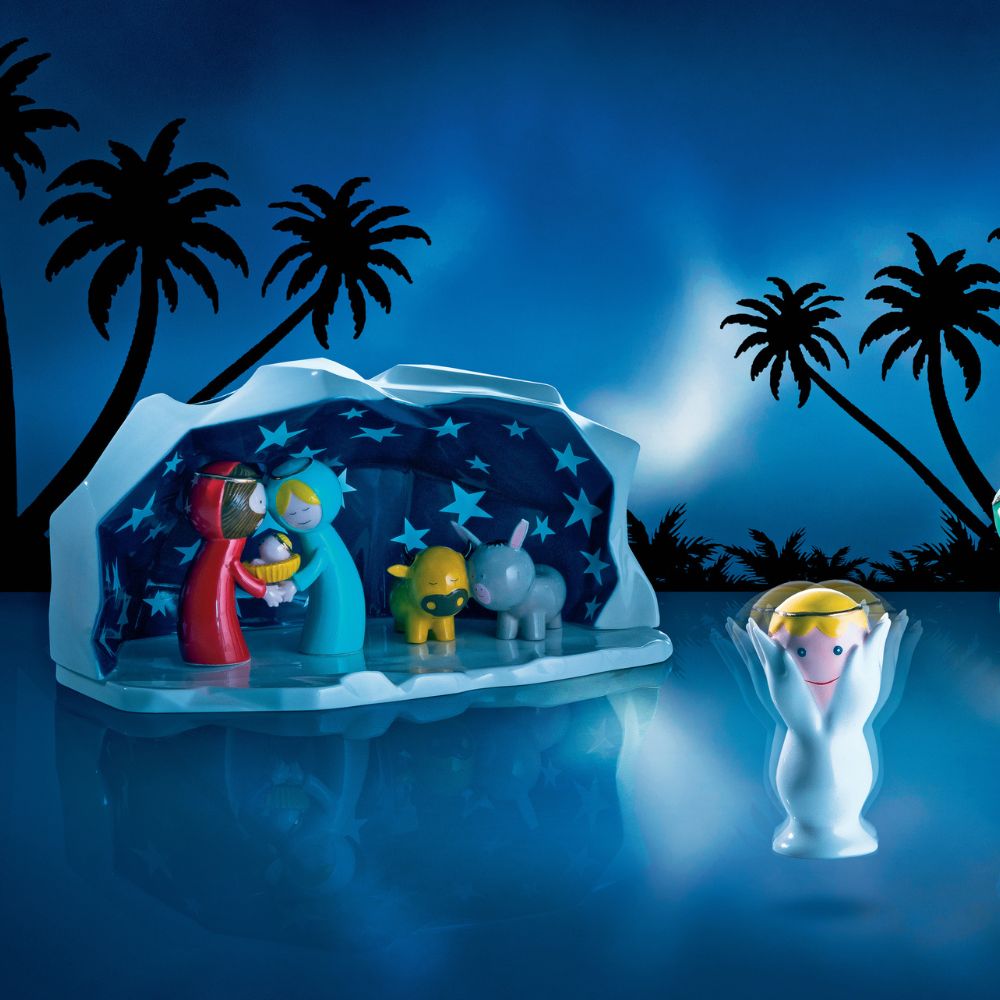 Julfigur HAPPY ETERNITY BABY vit, Alessi