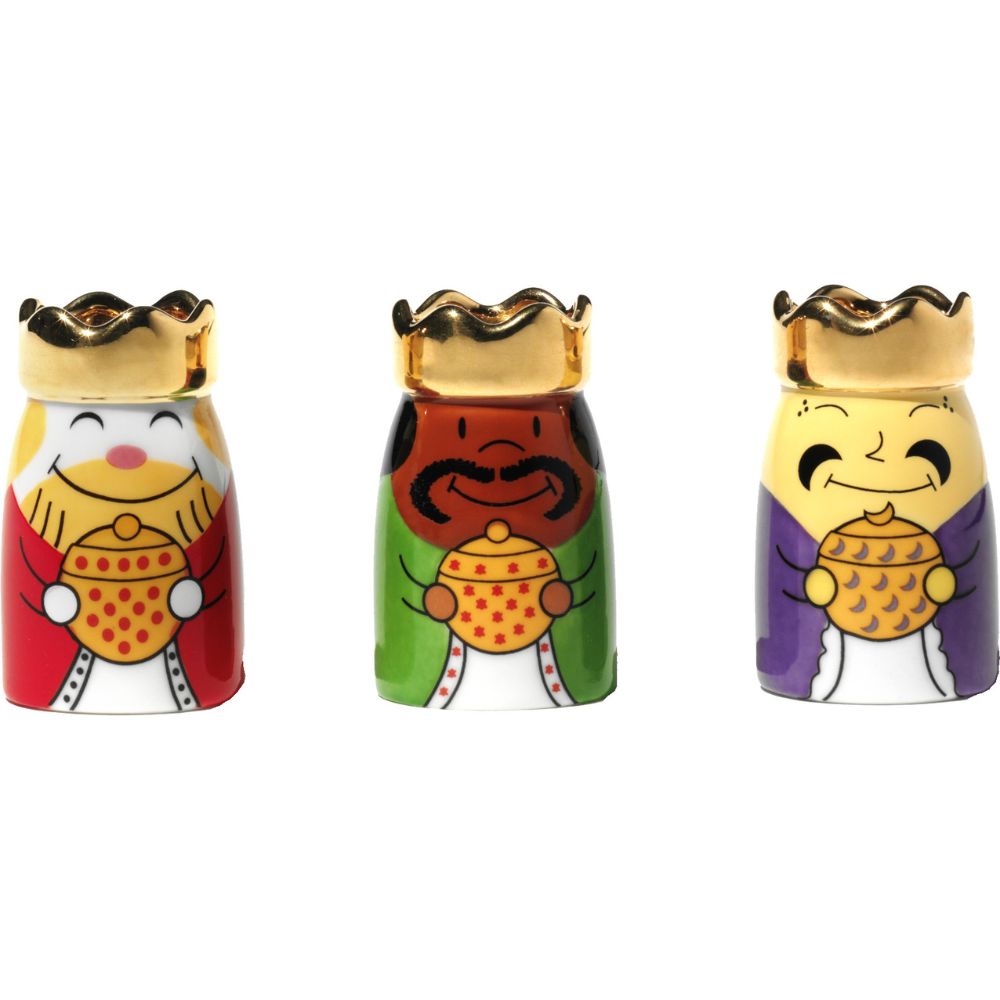 Julfigurer RE MAGI, set i 3 delar, Alessi