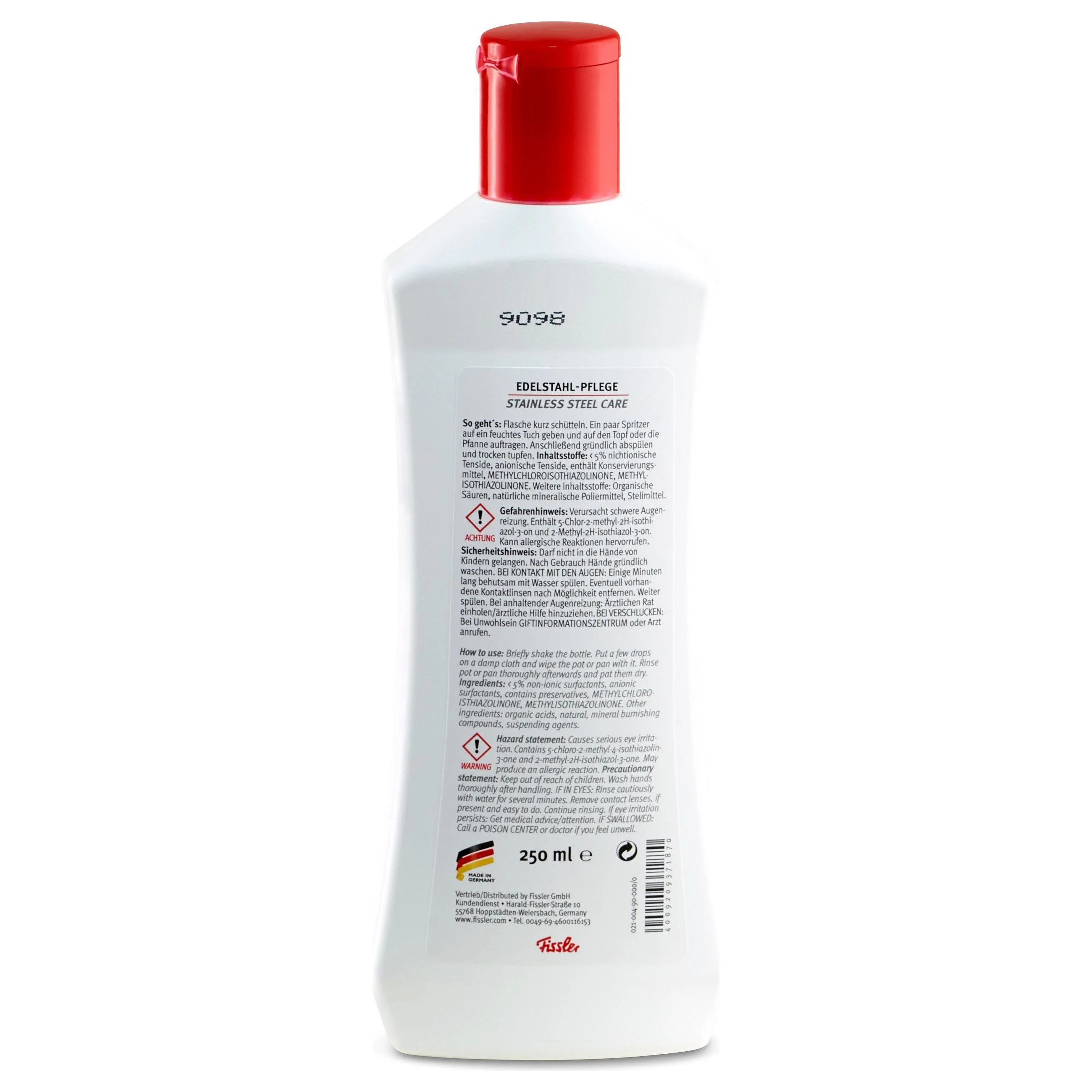 Rengöringsmedel för husgeråd i rostfritt stål, 250 ml, Fissler