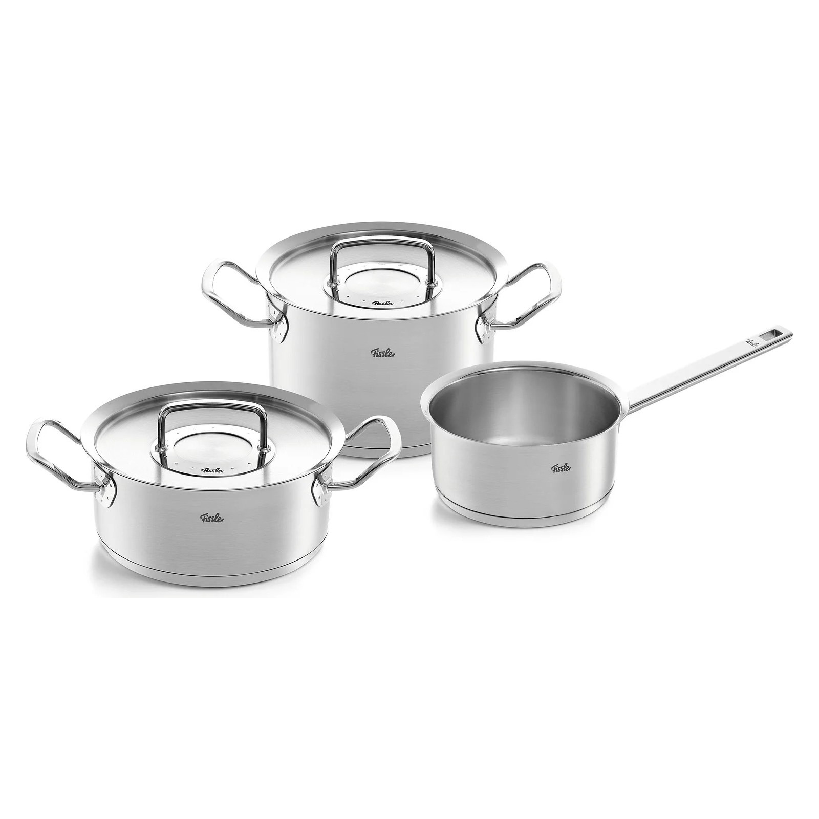 Kastrullset ORIGINAL-PROFI COLLECTION, set i 3 delar, Fissler