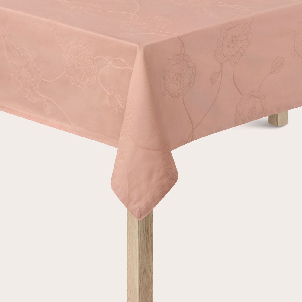 Bordsduk HAMMERSHOI POPPY 150 x 370 cm, nude, Kähler